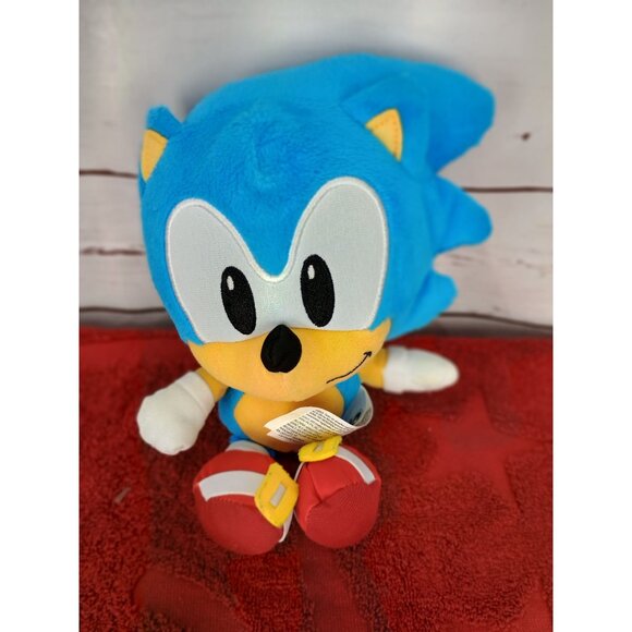 SONIC the HEDGEHOG 8" in Plush Jakks Pacific - Picture 1 of 6